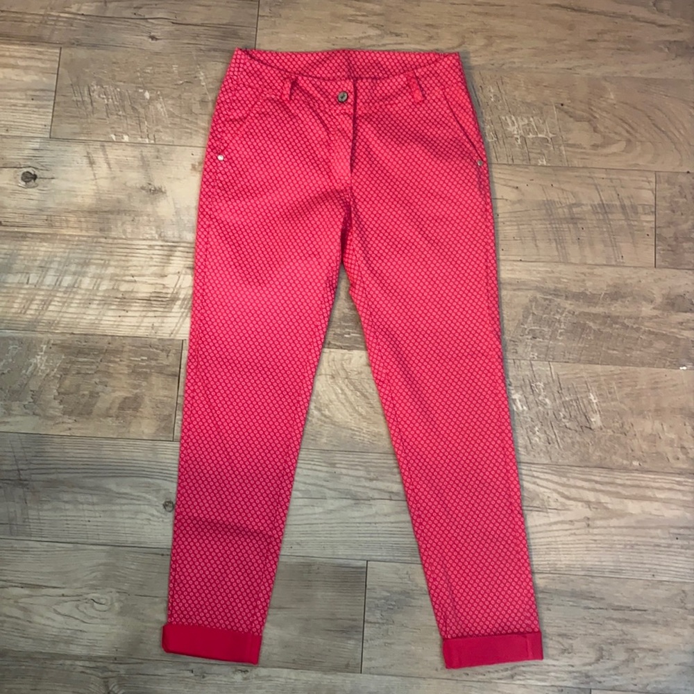 🇮🇹 Italian floral cropped pants